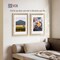 Picture Frame 2 Pack - Natural Wood Grain, High-End Wood Poster Frames with Tempered Glass, Display 8.5x11 Photo with Mat or 12x16 without Mat, Art Gallery-Quality, Wall Hanging, Natural
